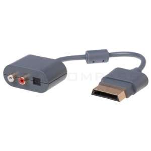   HD AV Optical Audio Adapter cable For Microsoft XBOX 360 Gaming System