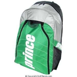  Prince   Team Backpack (Green / Silver) Tennis Bag Holds 2 