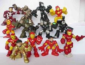 lot of 13 PCS MARVEL SUPER HERO SQUAD Iron Man LOOSE #br4  