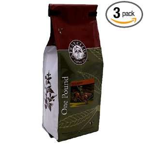 Fratello Coffee Company Bull Rider Coffee, 16 Ounce Bag (Pack of 3 