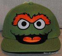 Sesame Street OSCAR Big Face Green Baseball HAT  