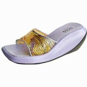   Dove Purple Womens Flat Slide Sandals Shoes Size 8.5 