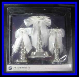 NEW Wilton ***UNITY CANDLE HOLDER*** Silver Plated  