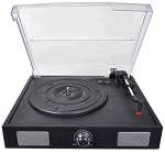 Speed USB Turntable Player w/Built In Speakers   Convert Records to 
