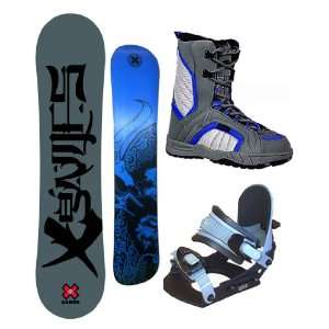   Snowboard + LTD justice Boots + Bindings Package