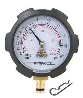MVA6176 Compound Vacuum/Pressure Gauge (PSI/in Hg)