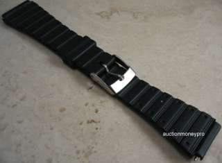   Weitz Water Resistant Black Sport 19mm Watch Band Fits Digital  
