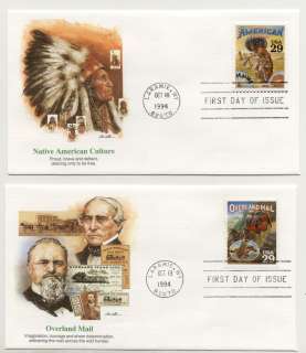 2869a t 1994 Legends of the West Cpl set of 20 FDCs with Fleetwood 