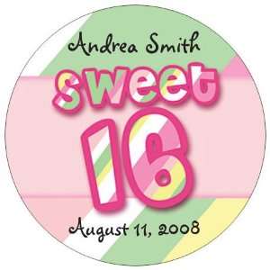 Wedding Favors Candy Stripe Design Sweet Sixteen Personalized Premium 
