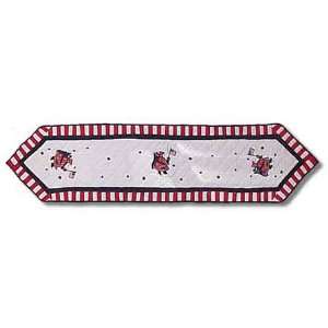  Colonial Santa Country Table Runner
