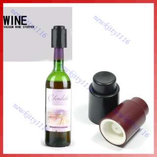 Vacuum Sealed Wine Bottle Freshen Stopper Plug Reusable  