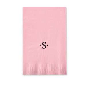  Personalized Stationery   Executive Single Letter Guest Towels 