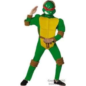  Childs Red Ninja Turtle Costume (SizeLarge 7 10) Toys & Games