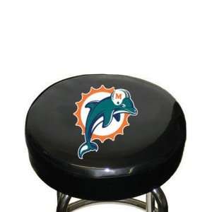  Miami Dolphins Black Team Logo Bar Stool Cover Sports 