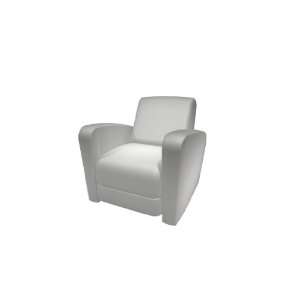   Reno Ultraleather One Seat Lounge Chair, White: Office Products