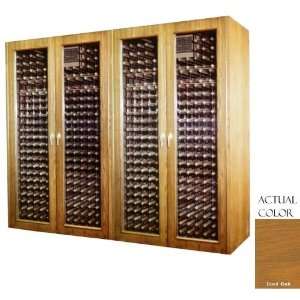   Wine Cellar With Four Glass Doors   Glass Door / Iced Oak Cabinet