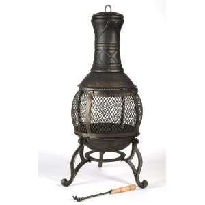  Aztec Wood Burning Outdoor Fireplace 30175 Patio, Lawn 